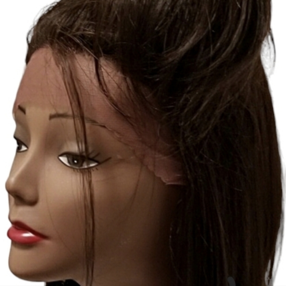 Brazilian Soft Elegant & Natural Human Hair Blend - Brown Lace Front Wig - NWT - Picture 6 of 16